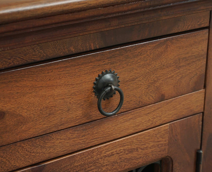 Sweden Bedside Table Furniselan-Teak-Finish