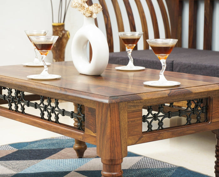 Sweden Solid Wood Coffee Table - Furniselan - Teak-Finish