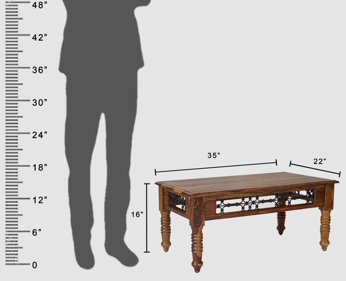 Sweden Solid Wood Coffee Table - Furniselan - Teak-Finish