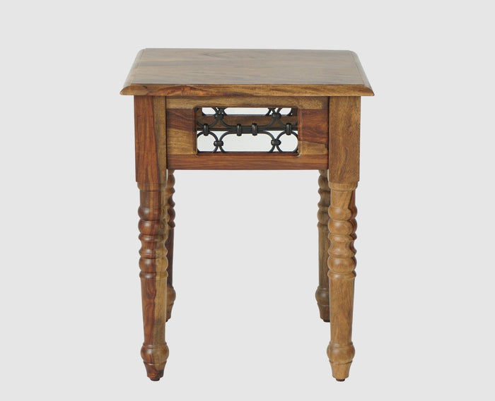 Sweden Solid Wood Side Table - Furniselan - Teak-Finish