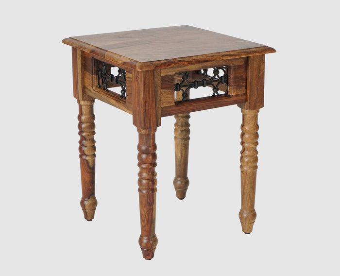Sweden Solid Wood Side Table - Furniselan - Teak-Finish