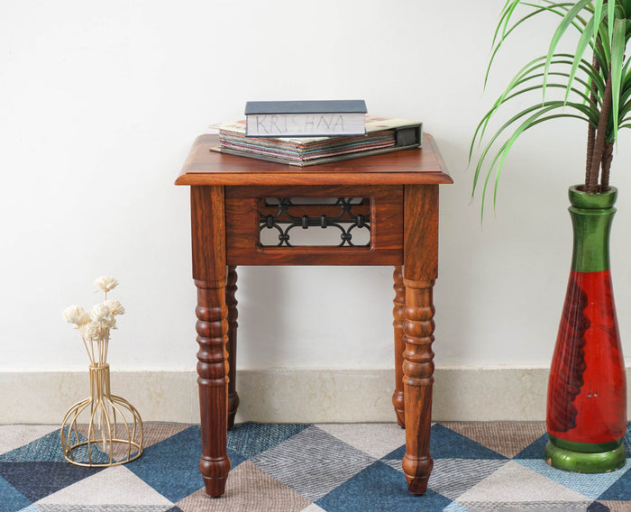 Sweden Solid Wood Side Table Furniselan - Maple-Finish