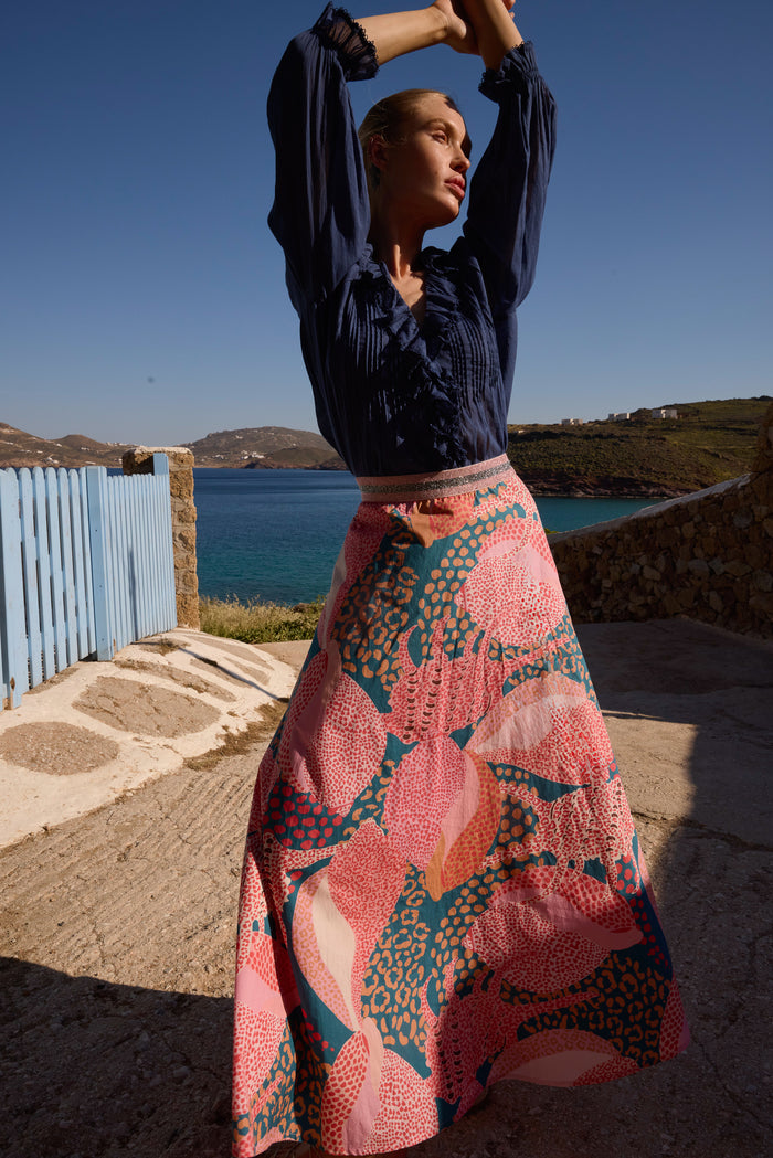 Swing Skirt- Nautilus Navy