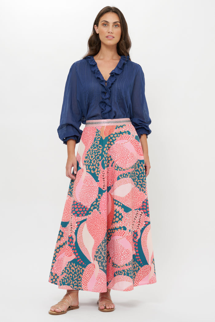 Swing Skirt- Nautilus Navy