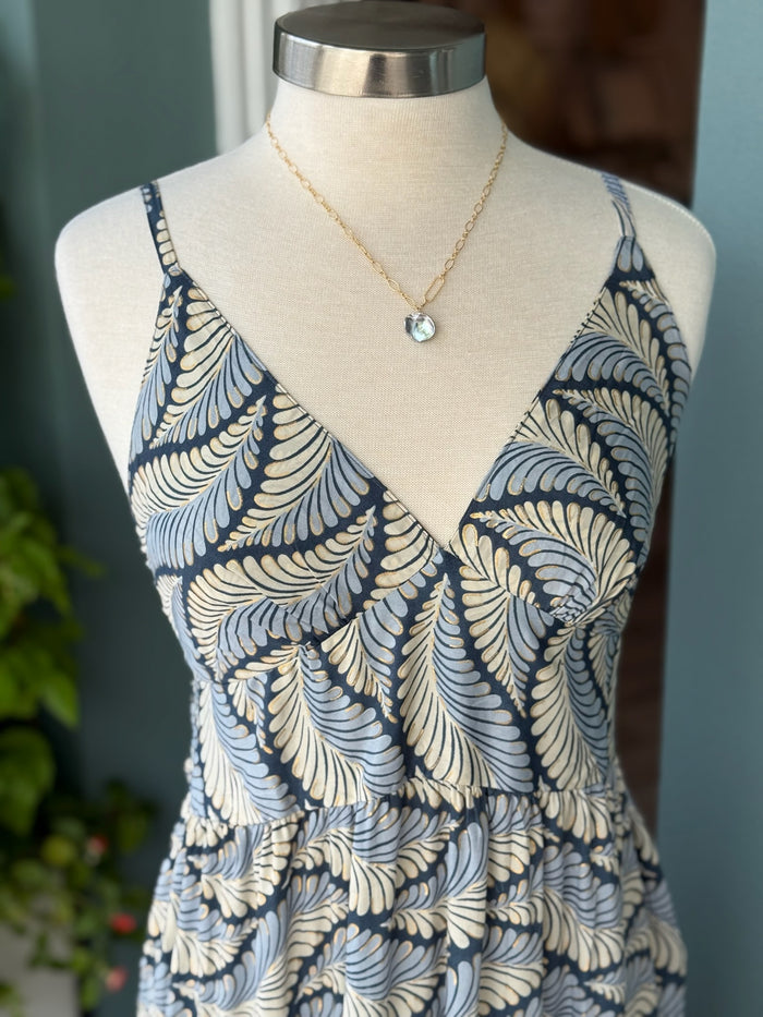 Veronica necklace paired with Terri dress