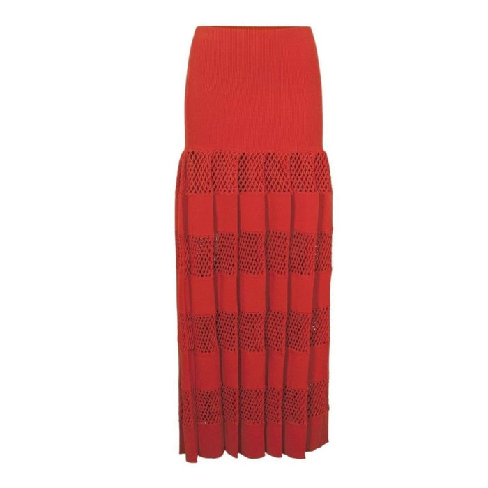Sonia Rykiel Textured Stripe Skirt - Runway Catalog