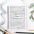 Thanksgiving Spiral Notebook