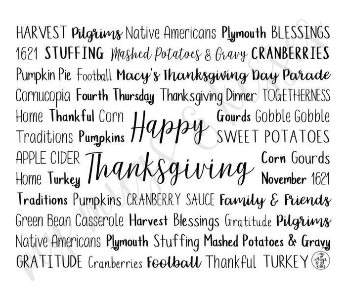 Thanksgiving Travel Mug