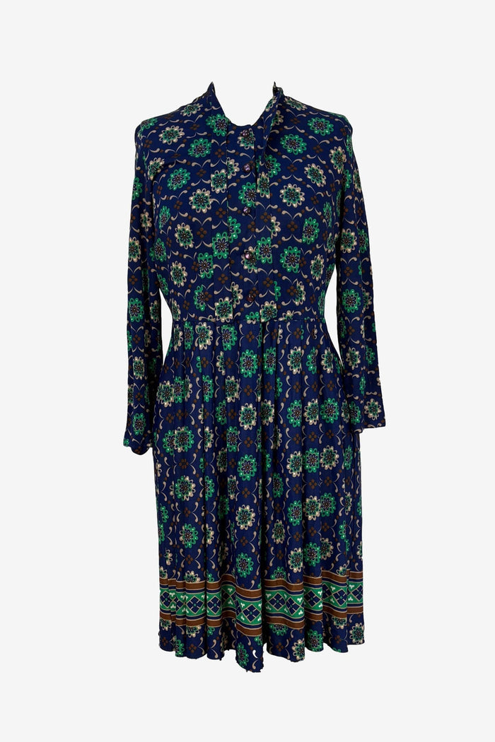 The Stroller navy floral jersey print dress