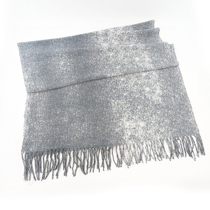 Ticha - Crinkle Pastel Scarf (65x180cm) - Cloud Grey