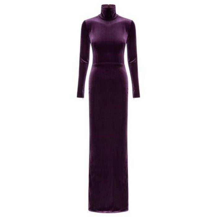 Alex Perry Tierney Velvet Column Gown - Runway Catalog