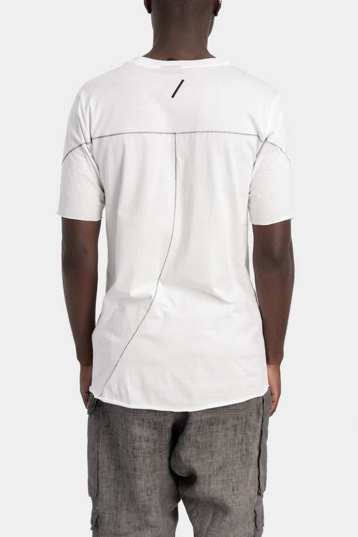 Thom Krom | SS26 - Tonal stitch cotton t-shirt, White MTS934