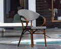 Tropika Curve Seat Outdoor Chair - Dining Chair - Furniselan - Dark-Walnut