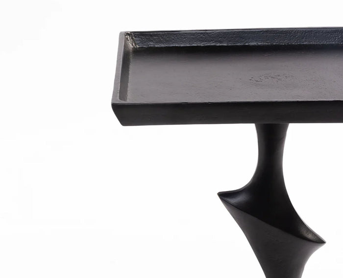 Twist Accent End Table Black