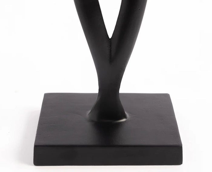 Twist Accent End Table Black