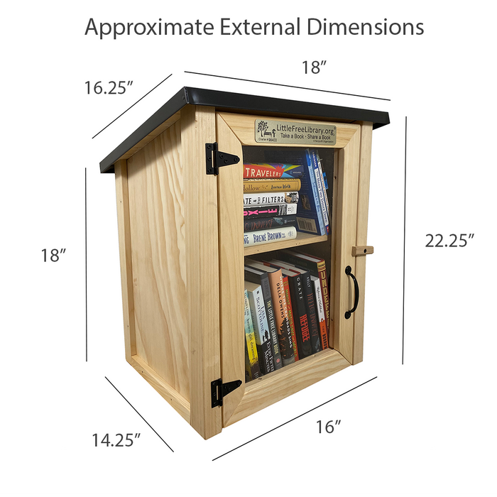 Two Story Shed Unfinished Kit Little Free Library