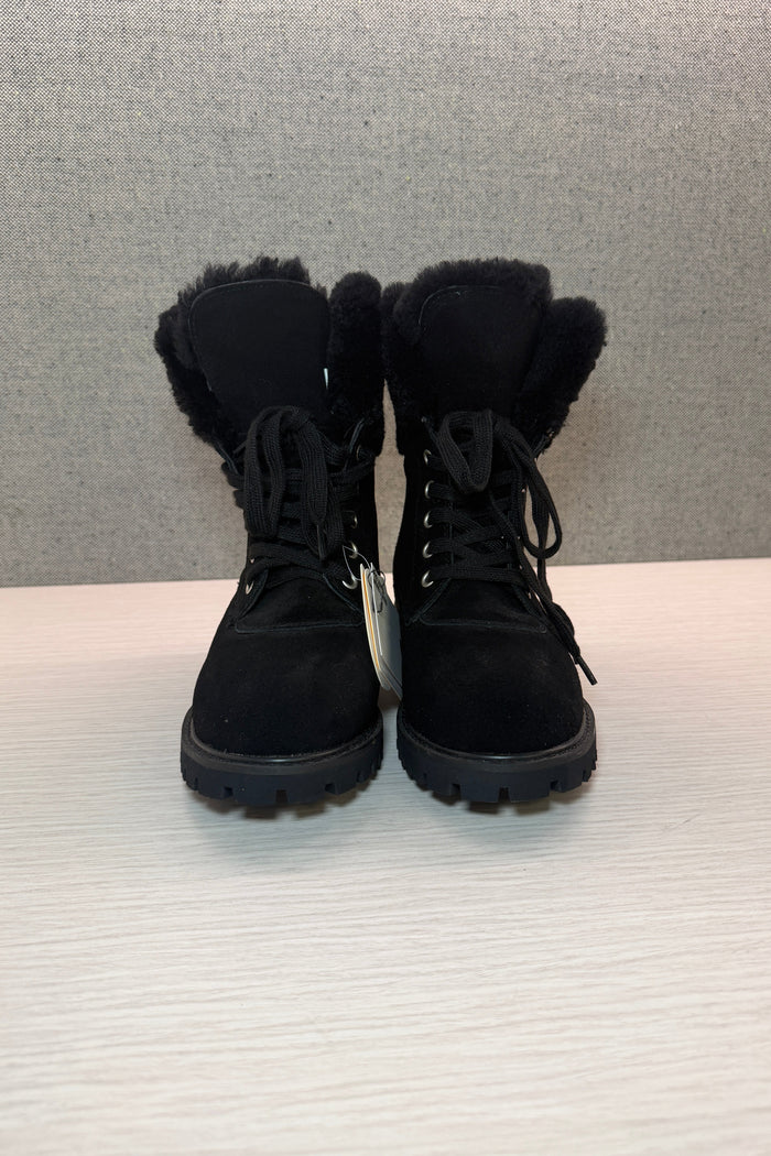 Ugg Australian Shepard Womens Sheepskin Wool Lace Up Boots