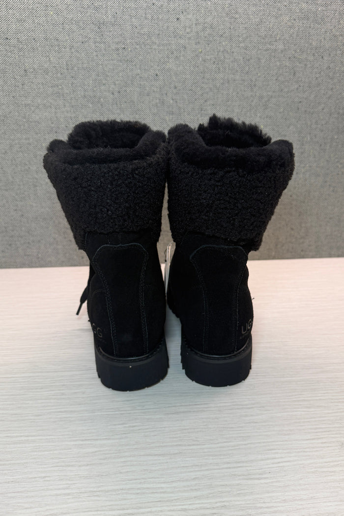 Ugg Australian Shepard Womens Sheepskin Wool Lace Up Boots