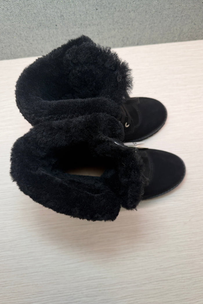 Ugg Australian Shepard Womens Sheepskin Wool Lace Up Boots