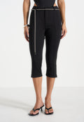 una-capri-leggings-with-chain-black