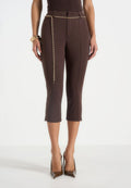 una-capri-leggings-with-chain-brown