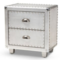 Urban Designs 19-Inch High Industrial Style Metal Nightstand