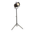 Urban Designs 71-Inch Silver Round Cinema Studio Spotlight Floor Tripod Lamp