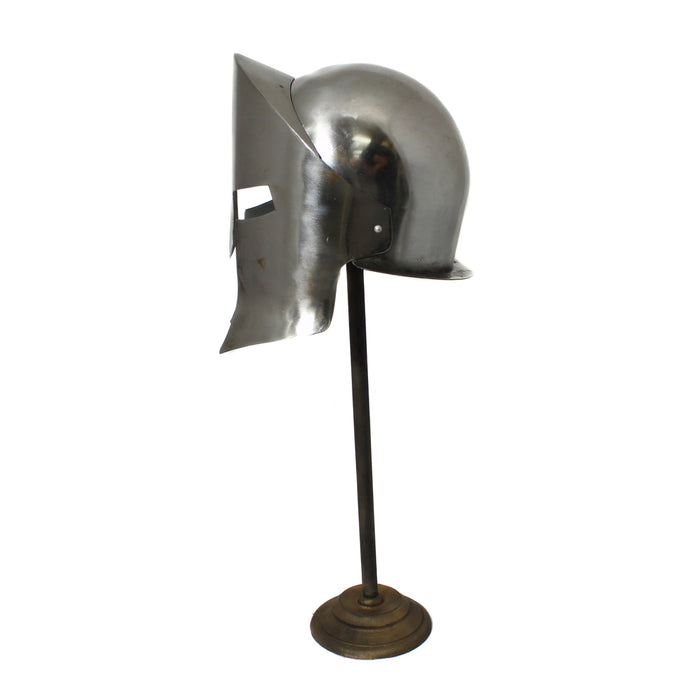 Urban Designs Antique Replica Armor Spartan Helmet - Chrome