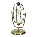Urban Designs Antique Replica Metal & Glass Desktop Hour Glass
