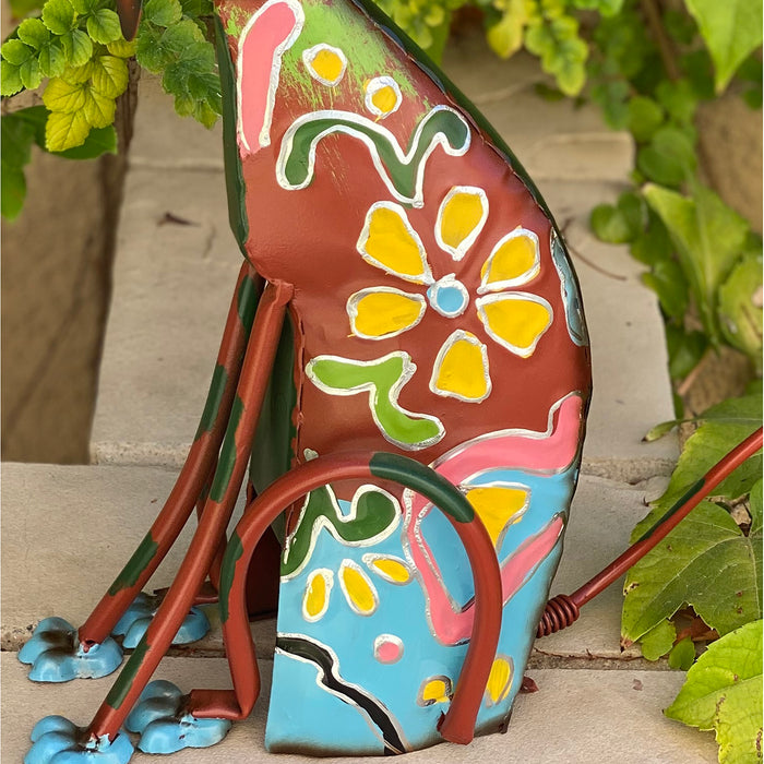 Urban Designs Artisan Dog Metal Sculpture Garden Decor