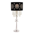 Urban Designs Contemporary Parisian Glass Pendant 35" Table Lamp