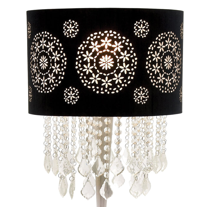 Urban Designs Contemporary Parisian Glass Pendant 35" Table Lamp