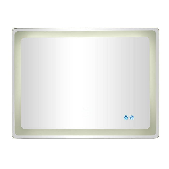 Urban Designs Glowing Beauty 32" x 24" LED Bathroom Wall Mirror with Defogger
