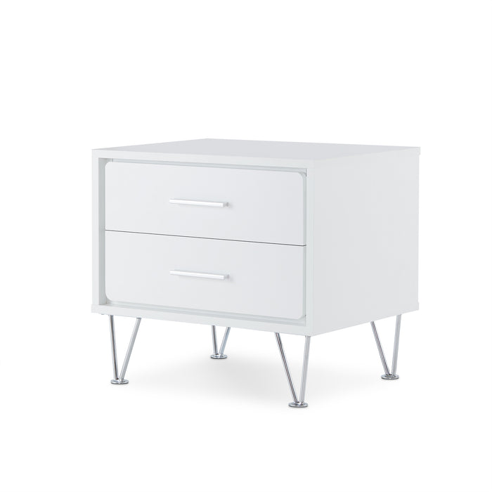Urban Designs Linear Collection 2-Drawer Nightstand