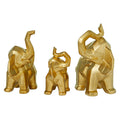 Urban Designs Luck And Wisdom Elephant Trio Collectible Statue Figurine