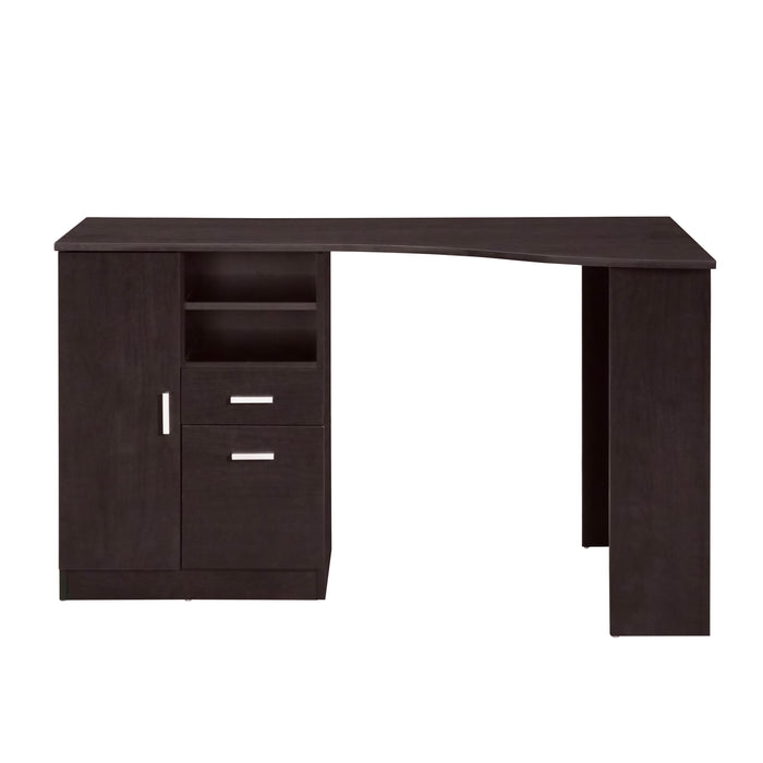 Urban Designs Office Desk with Storage - Espresso