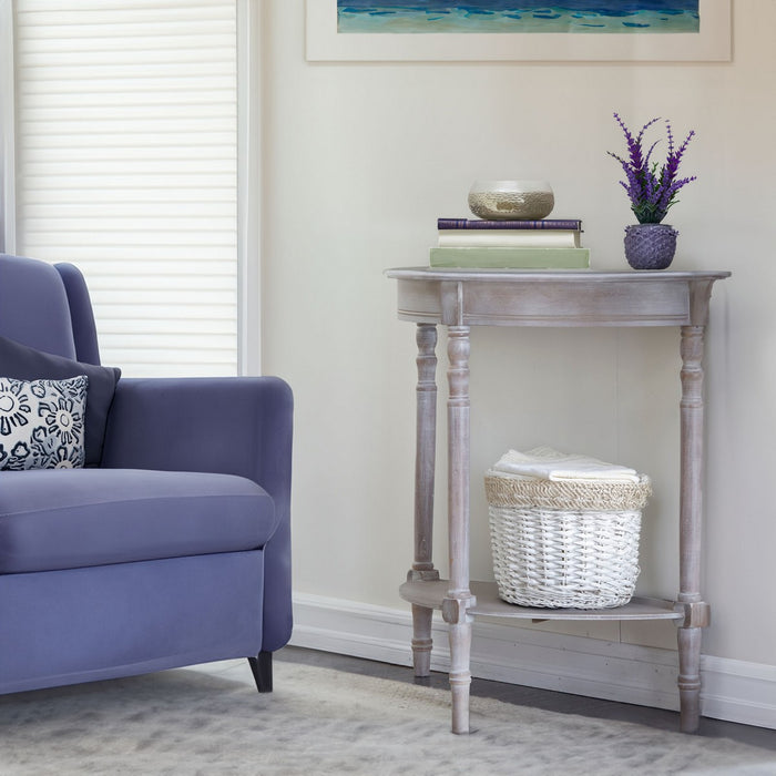 Urban Designs Serena Demilune Console Table - Natural