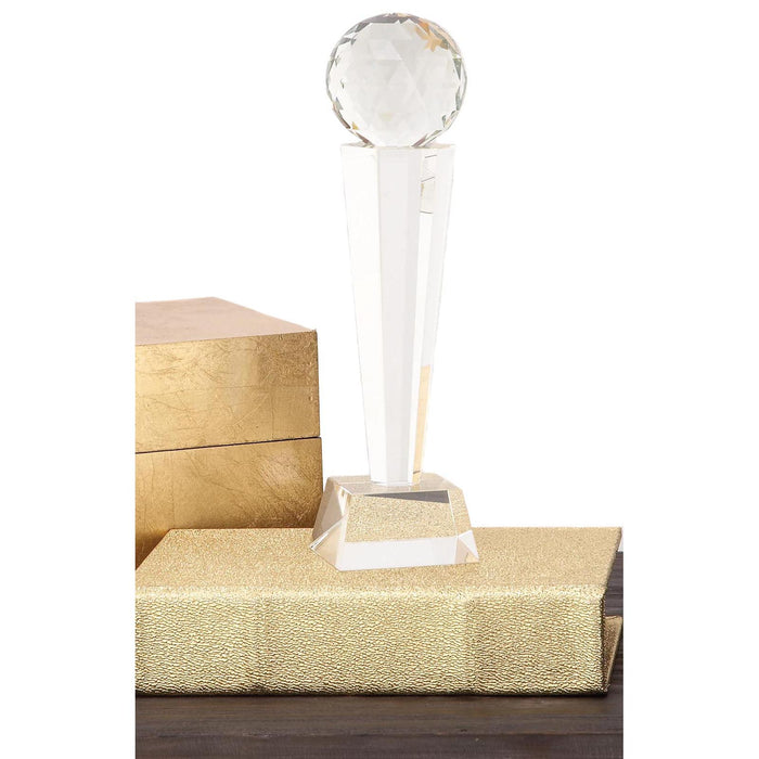 Urban Designs Spherical Tower Crystal Trophy Sculpture