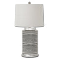 Urban Designs Tribal Bands Tall Ceramic Table Lamp