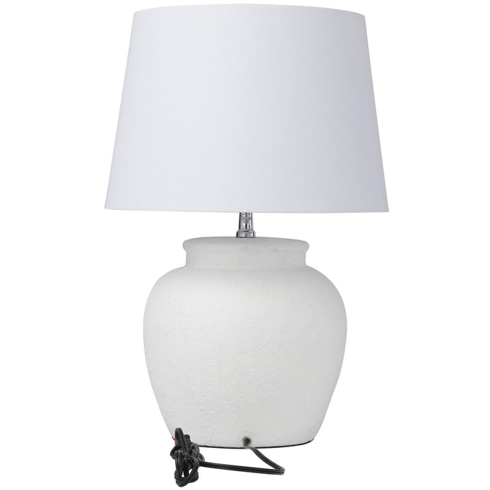 Urban Designs Valdivia 24-Inch Cement Gourd Accent Table Lamp