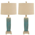 Urban Designs Victoria Ceramic Table Lamp - Set of 2