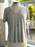 casual v neck Womens top