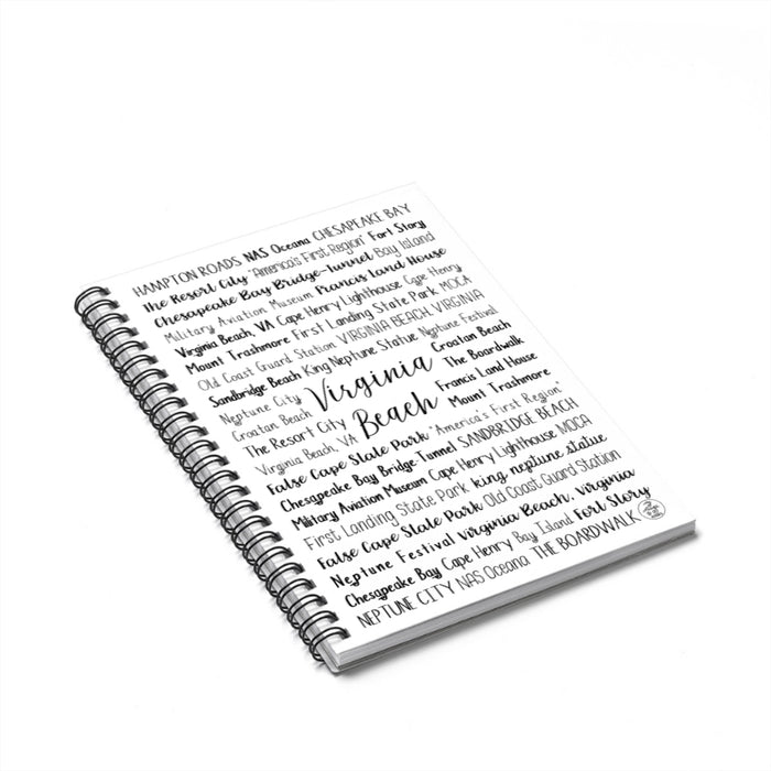 Virginia Beach, VA Spiral Notebook