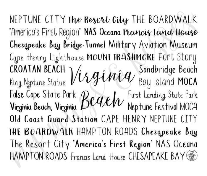 Virginia Beach, VA Travel Mug