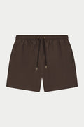 WATER REACTIVE EMBLEM SWIM SHORT - BROWN