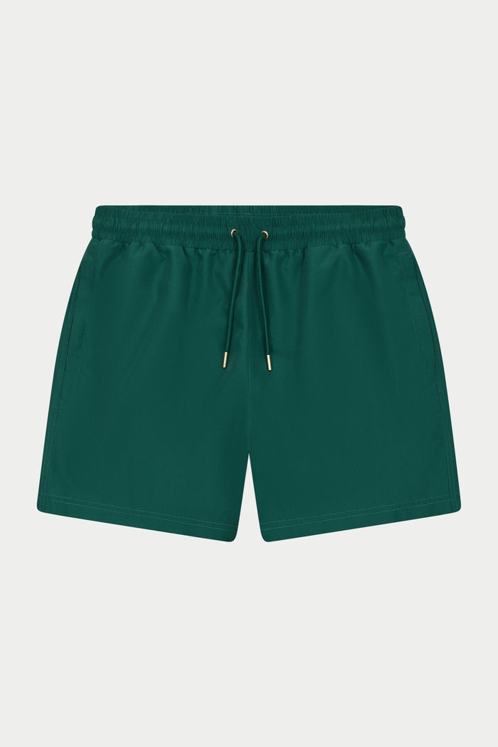 WATER REACTIVE EMBLEM SWIM SHORT - GREEN