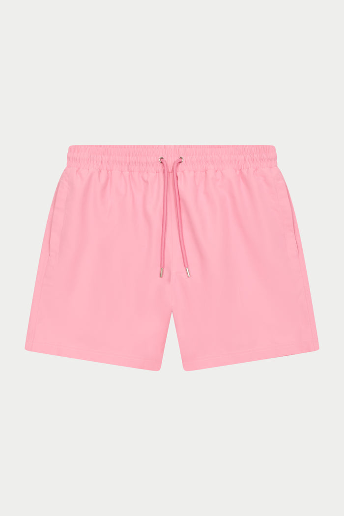 WATER REACTIVE EMBLEM SWIM SHORT - PINK