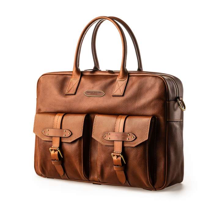 Westley Richards Leather Bournbrook Briefcase