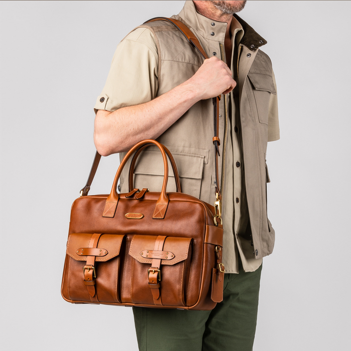 Westley Richards Leather Bournbrook Briefcase