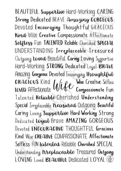 Wife Spiral Notebook